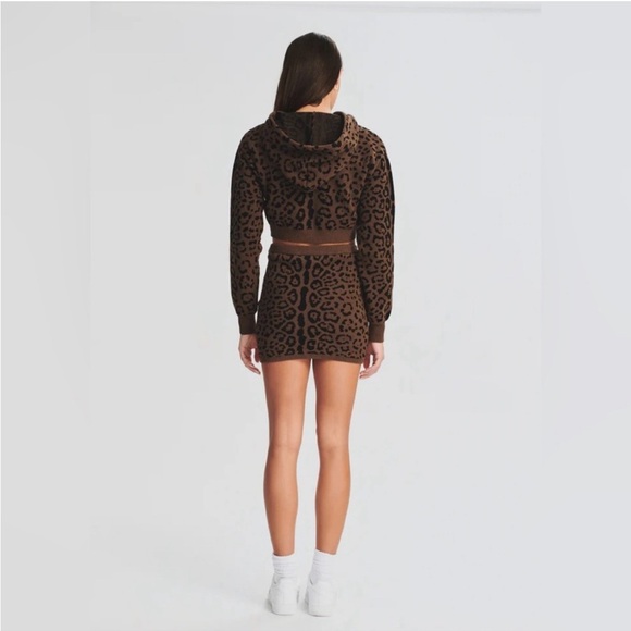 SER.O.YA Gianna Cheetah Jacquard Skirt - Picture 3 of 4